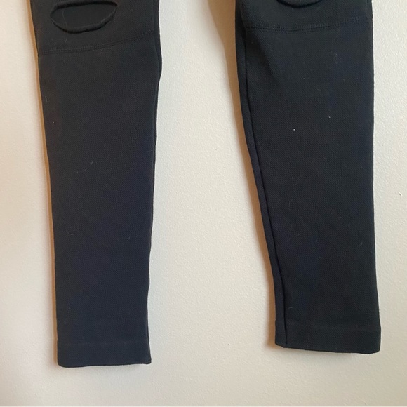C’est moi leggings. One size fits most. Black, distressed. Cut out details. - Picture 4 of 9